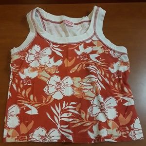 Cropped Hawaiian tank top